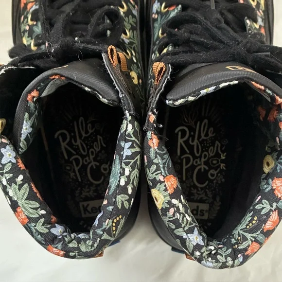 KEDS X RIFLE PAPER CO. SNEAKERS SCOUT IV LOTTIE HIGH TOP WATER REPELLENT - Picture 11 of 14